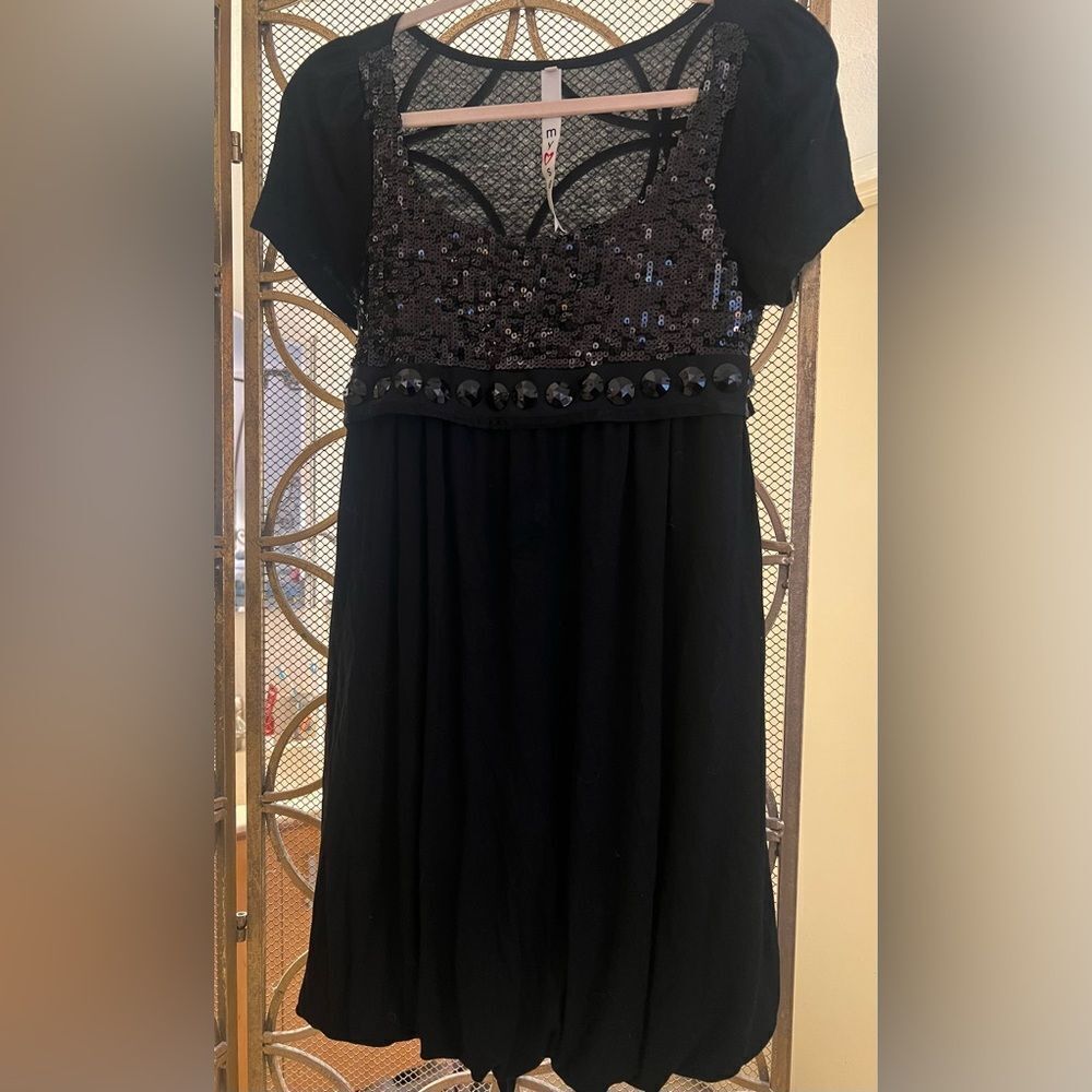 EUC Little Black Holiday Dress Sz L